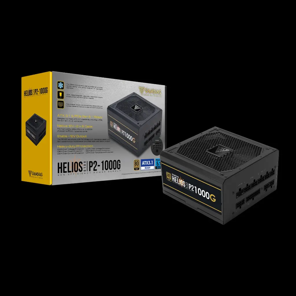 GAMDIAS HELIOS P2-1000G باور سبلاي جامدياس