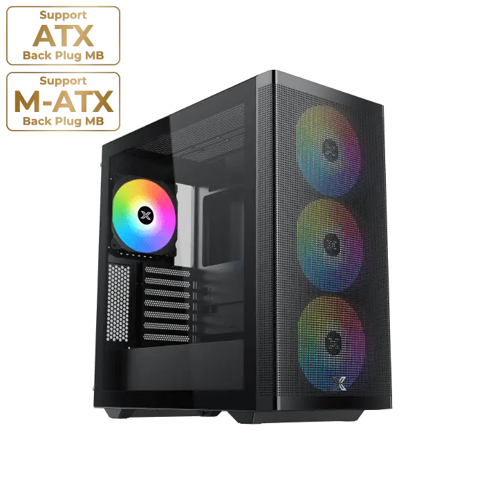  صندوق زيجماتيك اسود OSIRIS 4 ARGB Fan 