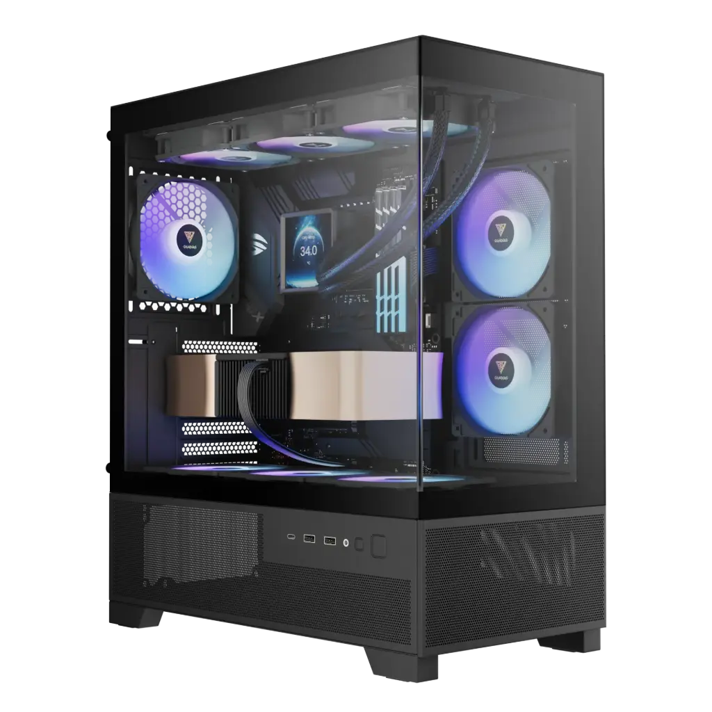 Gamdias Aura GC12 ARGB Case صندوق كمبيوتر جامدياس اورا