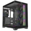 MAJESTY GALAXY GAMING CASE WITH 7 ARGB FANS AND HUB BLACK
