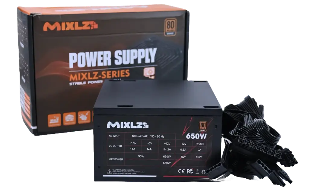 MIXLZ POWER SUPPLY 80PLUS BRONZE LC-G650W