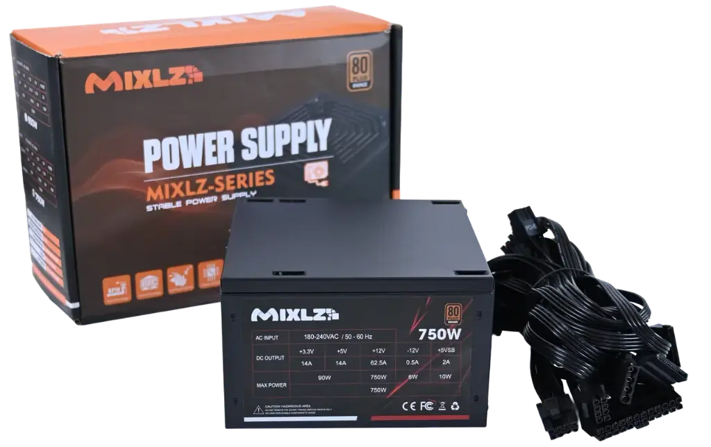 MIXLZ POWER SUPPLY 80PLUS BRONZE G750W 