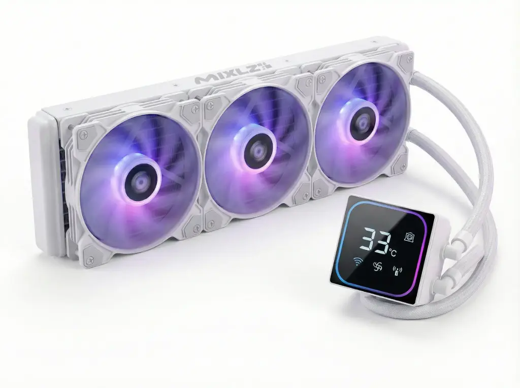 MIXLZ DP-W360-01 CPU Liquid Cooler White