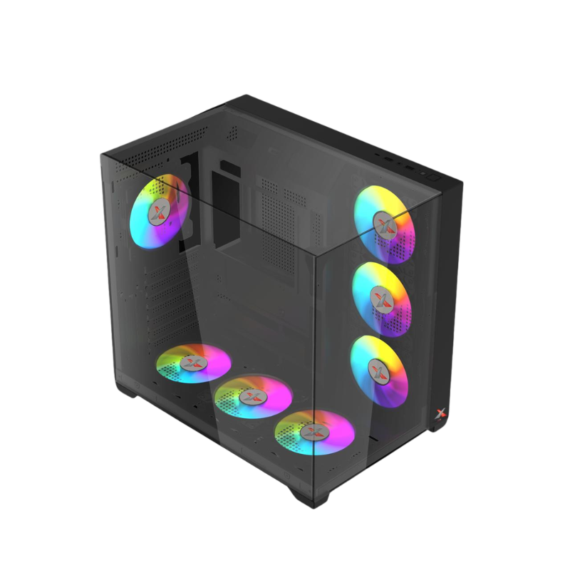 XTREME NANO V ATX TG Glass BLACK