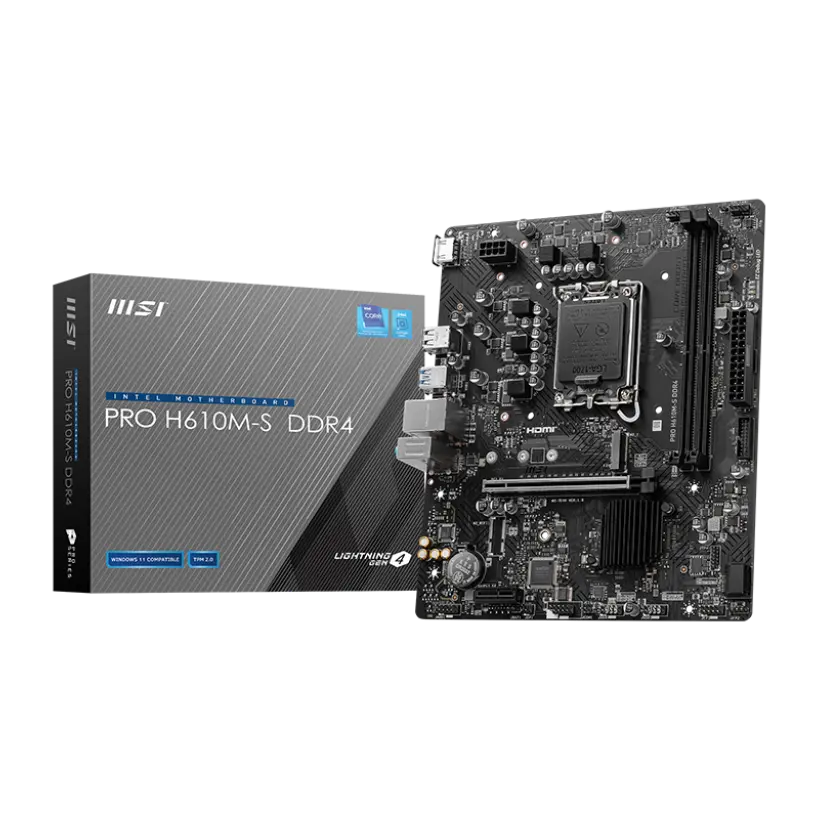 MSI PRO H610M-S DDR4 Motherboard 