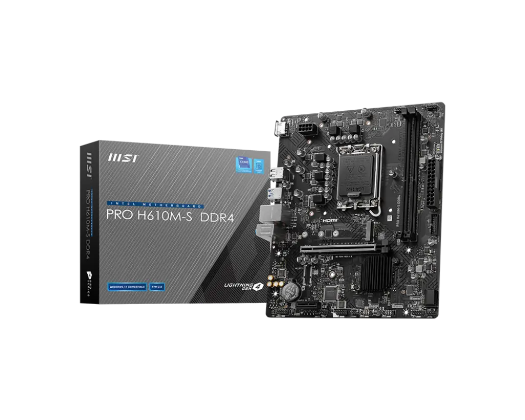 MSI PRO H610M-S DDR4 Motherboard 