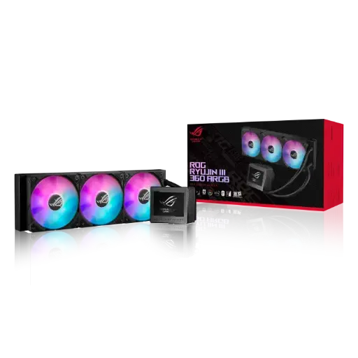 Asus ROG RYUJIN III 360 ARGB CPU Liquid Cooler Black