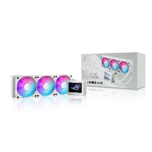 Asus ROG RYUJIN III 360 ARGB CPU Liquid Cooler White
