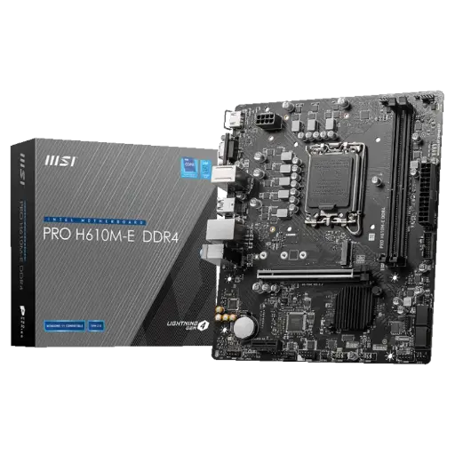MSI PRO H610M-E DDR4 Motherboard