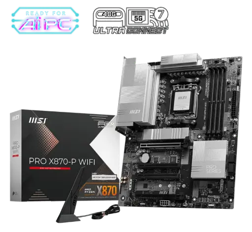 اللوحة الأم ام اس اي  PRO X870-P WIFI AMD