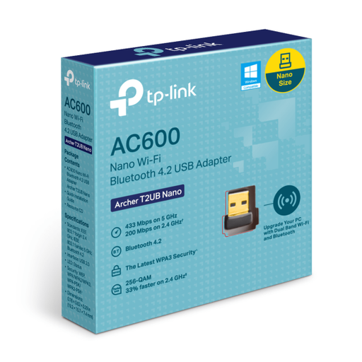 TP-Link AC600 NANO USB WiFi BLUETOOTH