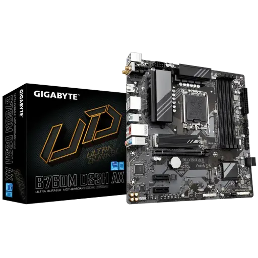 اللوحة الام جيجابايت B760M DS3H AX WiFi DDR5 