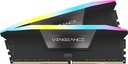 CORSAIR VENGEANCE RGB DDR5 32GB (2x16GB) DRAM 5200MHz C40 Memory Kit — Black