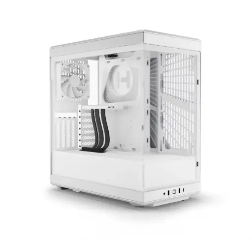 صندوق كمبيوتر العاب ابيض ثلجي  HYTE Y40 Mid Tower 