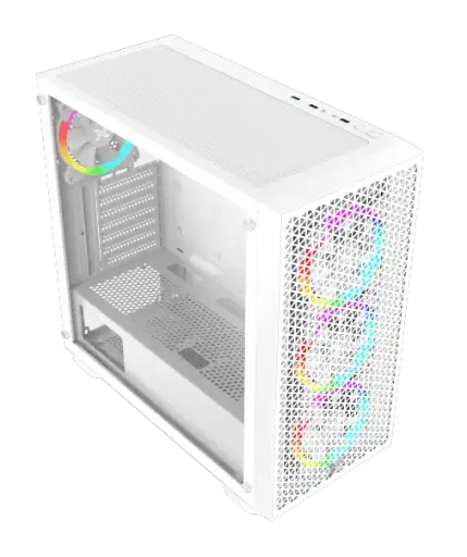  صندوق كمبيوتر العاب زيجماتيك ابيض GAMING G PRO ARCTIC 4 ARGB Fan 