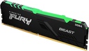 Kingston Technology FURY Beast memory RGB 8GB 3200 MHz DDR4 (1 x 8GB)