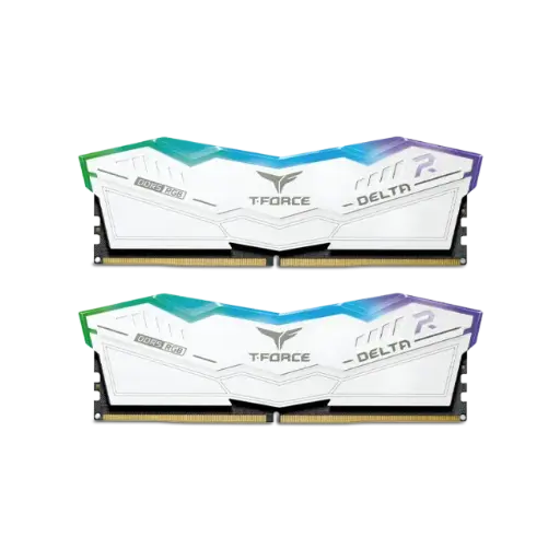 TeamGroup T-Force Delta RGB DDR5 16GB (2x8GB) 5600GHz White RAM