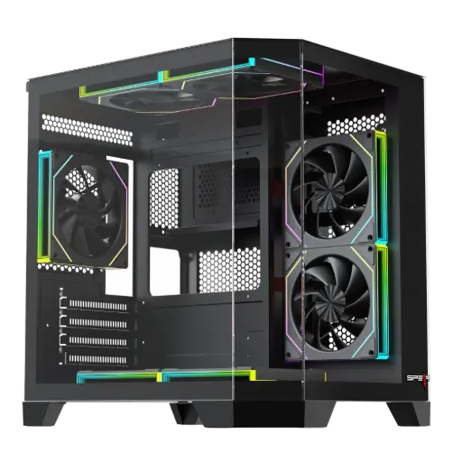  DOST 60 ECO صندوق كمبيوتر اسود اسبير