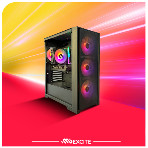 مي اكسايت تجميعة بي سي العاب M4EATX اقتصادية DDR5 انتل كورi5 12400F كرت شاشة RTX 3060 