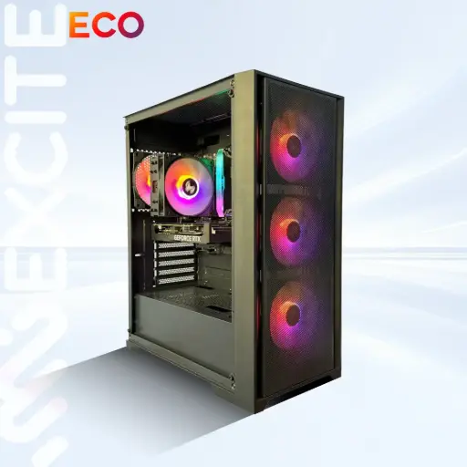 MIEXCITE Gaming PC M4EATX ECO DDR5 Core i5 12400F CPU RTX 3060 GPU
