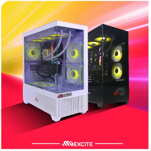 MIEXCITE Gaming PC G6MATX PRO DDR5 Core i5 12400F CPU RTX 5060 GPU