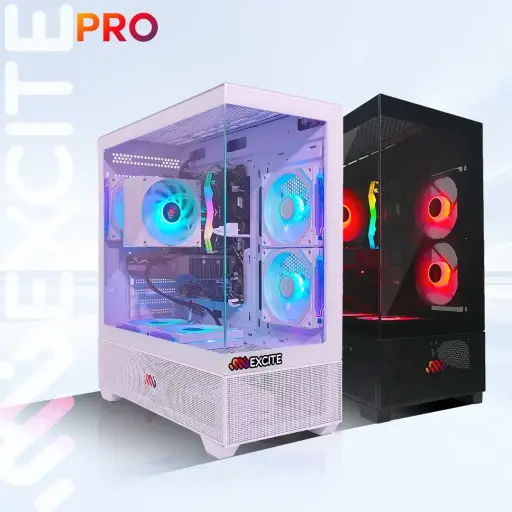 كمبيوتر مكتبي تجميعة بي سي العاب جيمنج G6MATX اقتصادية DDR5 انتل كور i7 14700F كرت شاشة RTX 3060