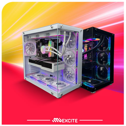 مي اكسايت تجميعة بي سي العاب G7ATX الوحش DDR5 انتل كورi5 14400F كرت شاشة RTX 5070 Ti 