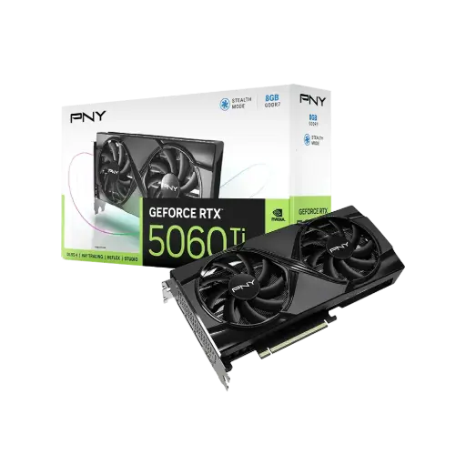 PNY GeForce RTX™ 5060 Ti 8GB OC Dual Fan GPU