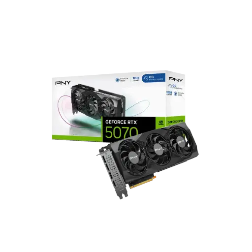  PNY GeForce RTX™ 5070 12GB OC Triple Fan كرت شاشة 