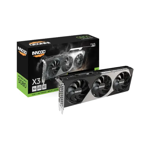 INNO3D GEFORCE RTX 5080 X3 16GB Graphic Card Black/Gray