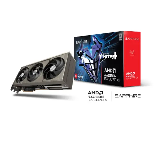 SAPPHIRE NITRO+ AMD RADEON™ RX 9070 XT GAMING OC 16GB DUAL HDMI / DUAL DP LITE 