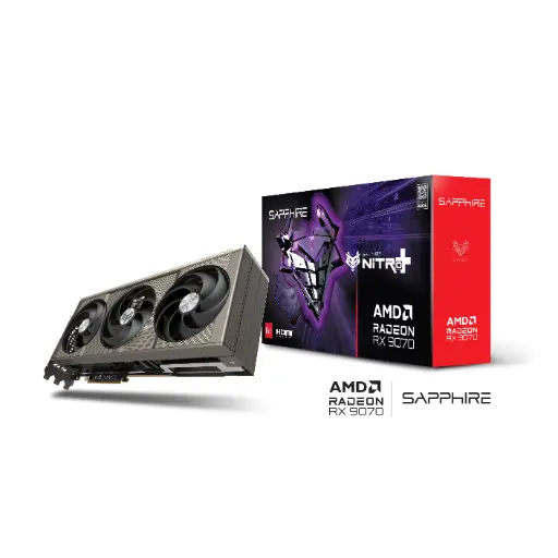 SAPPHIRE NITRO+AMD Radeon RX 9070 OC 16GB كرت شاشة