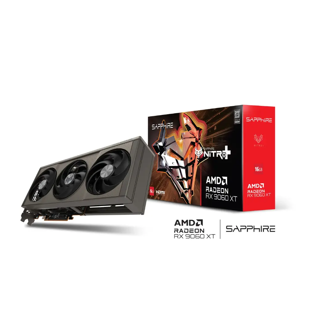 SAPPHIRE NITRO+ AMD RADEON™ RX 9060 XT GAMING OC 16GB DUAL HDMI