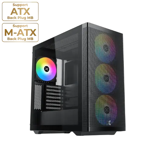 XIGMATEK OSIRIS 4 ARGB Fan Case Black 